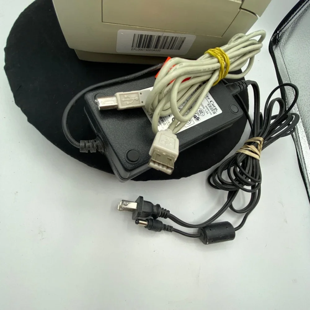 Zebra LP 2844 Thermal Label Printer Desktop Shipping Barcode Beige 120563 *Read